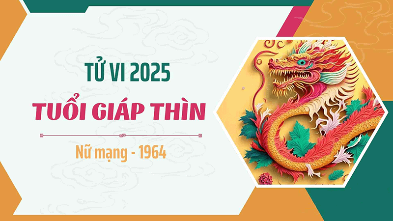Tử vi tuổi Thìn năm 2025 nữ mạng: Dự đoán vận mệnh, tài lộc, tình duyên & sức khỏe chi tiết