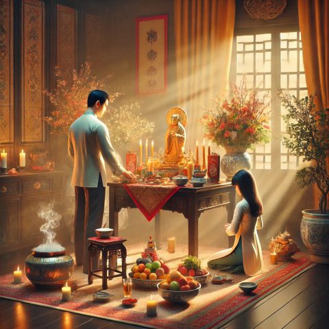 Bàn thờ Ông Công Ông Táo