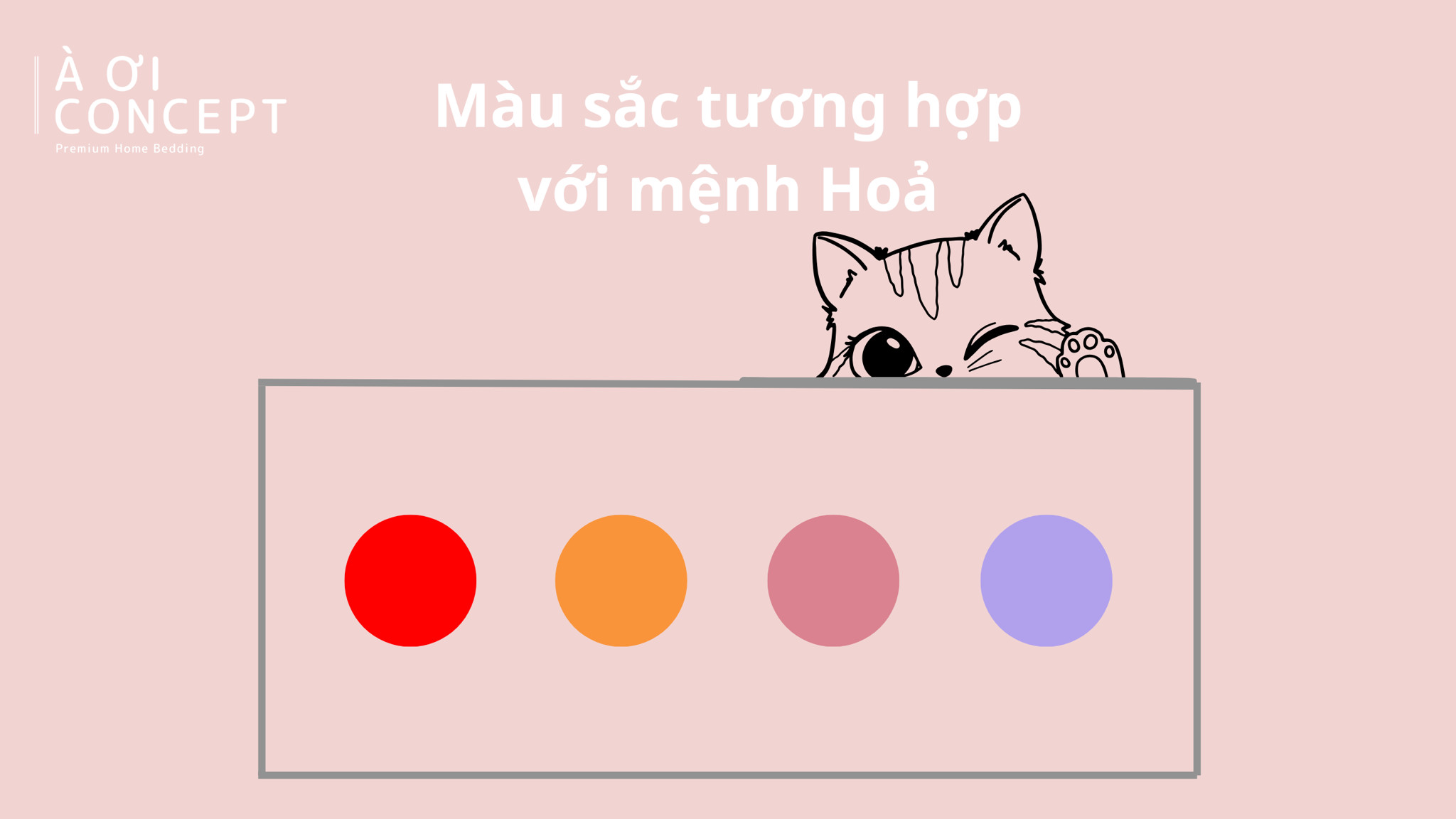 Bảng màu sắc tương hợp với mệnh Hỏa mang lại may mắn