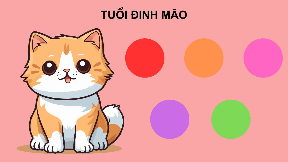 Bảng màu sắc tương sinh tương khắc với tuổi 1987 mệnh Hỏa