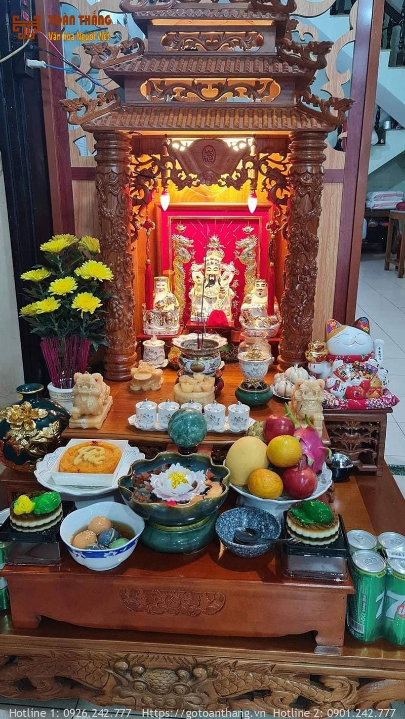 Các lễ vật cần chuẩn bị để cúng Thần Tài Thổ Địa ngày rằm