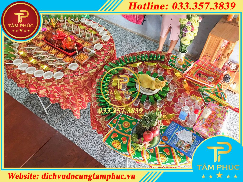 Chè trôi nước trong mâm lễ cúng căn bé gái 12 tuổi