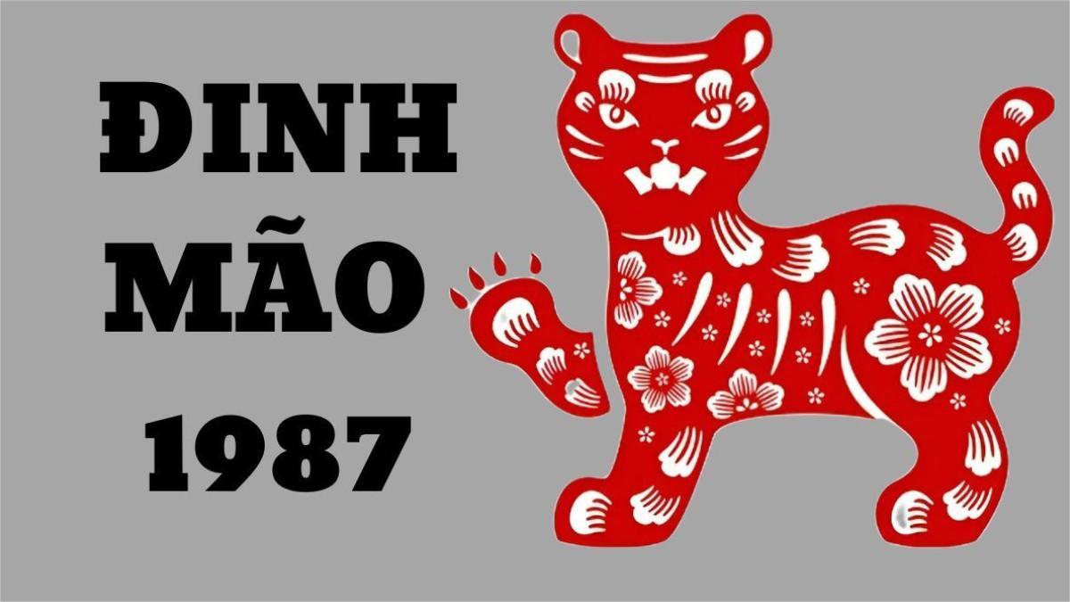Con số tuổi của người sinh năm Đinh Mão 1987