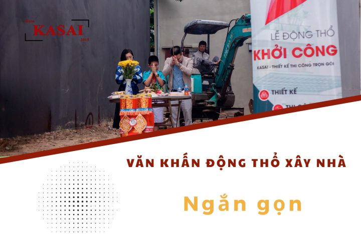 Gia chủ chuẩn bị văn khấn động thổ xây nhà ngắn gọn