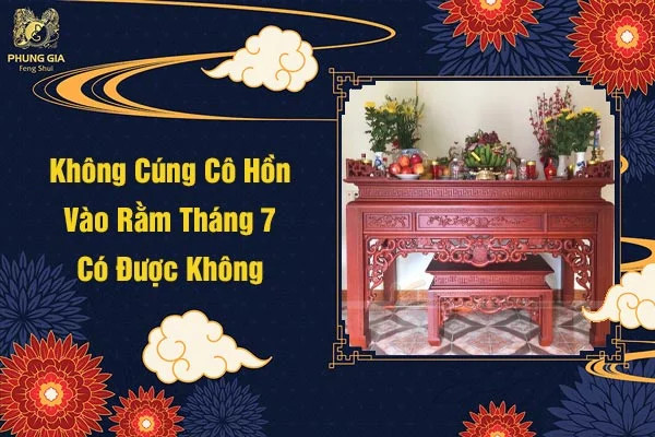 Lễ cúng thí thực cô hồn vào rằm tháng 7 ngoài trời