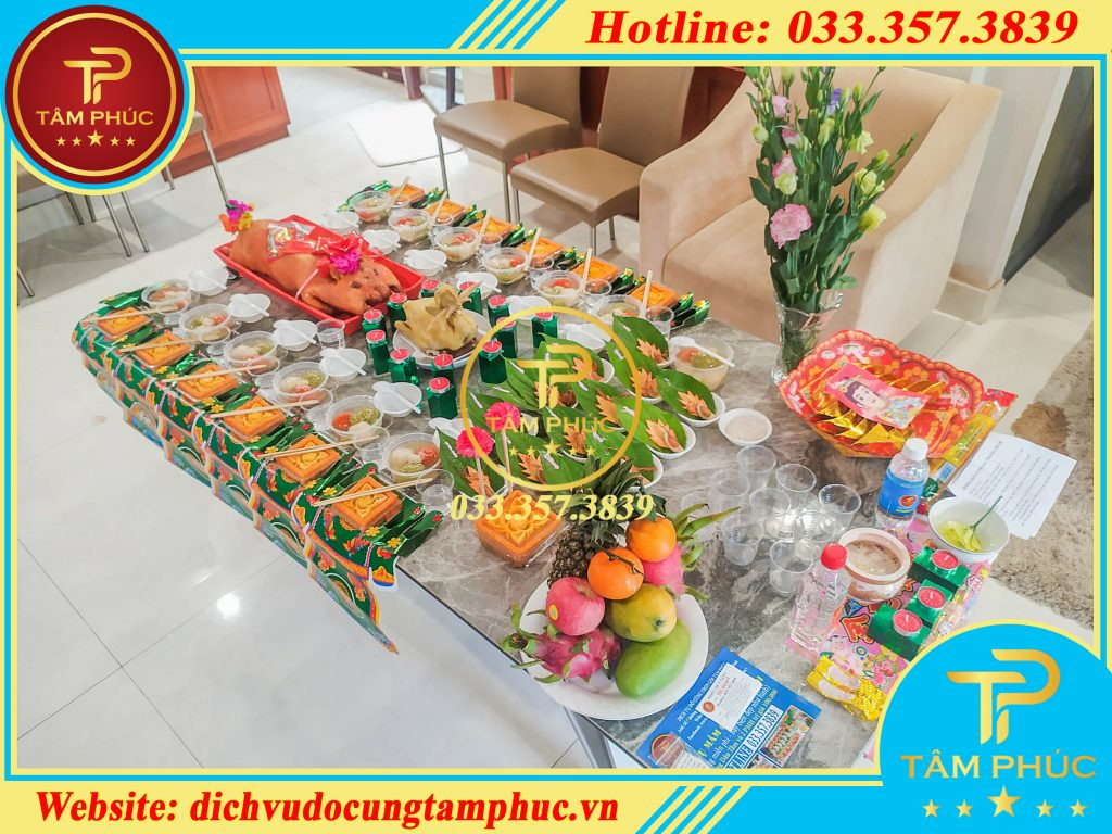 Lễ vật cúng căn cho bé gái 12 tuổi đầy đủ nghi thức