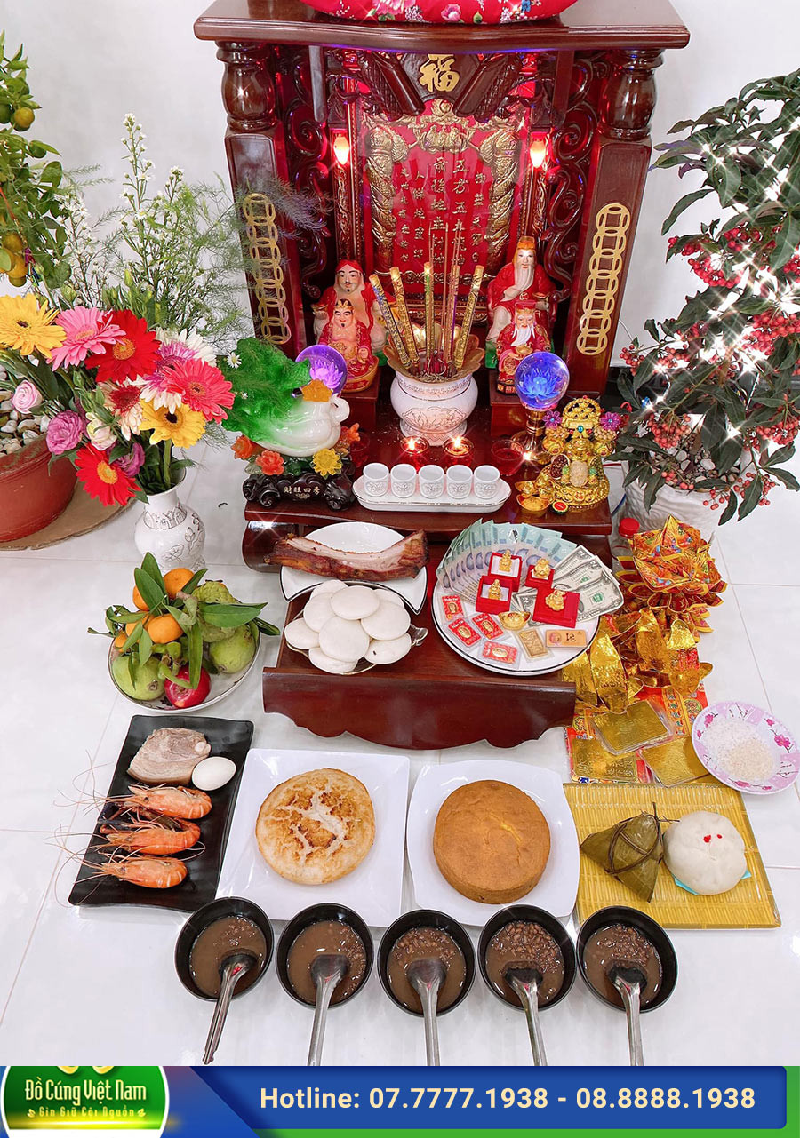 lễ vật cúng thần tài thổ địa chi tiết