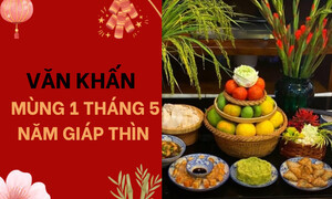 Mâm cỗ cúng gia tiên mùng 1 tháng 9