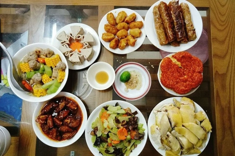 Mâm cỗ mặn chuẩn truyền thống cho Rằm tháng 7