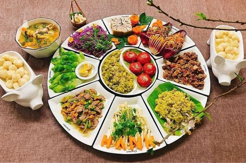 Mâm cơm chay thanh mát cho Rằm tháng 7