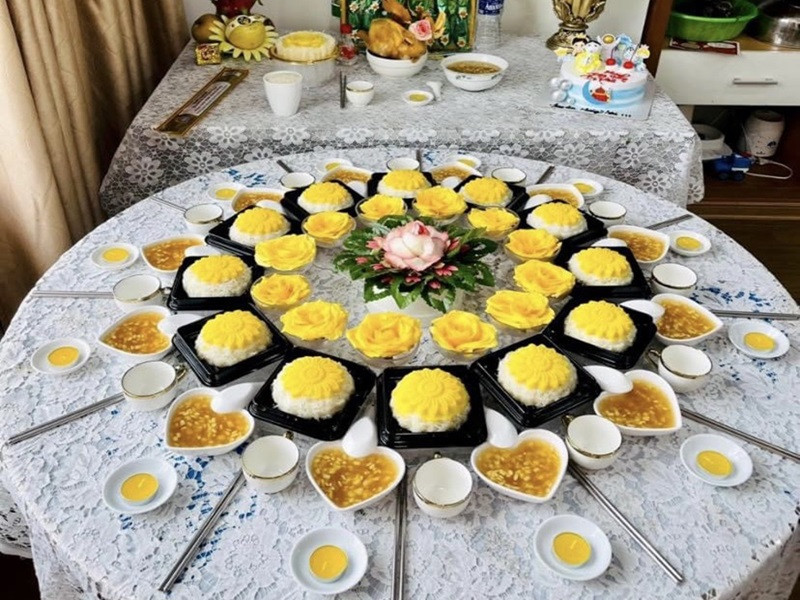 Mâm cúng đầy tháng cho bé trai đầy đủ nhất