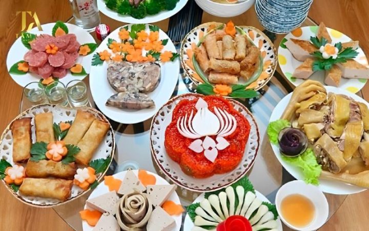 Mâm cúng giỗ đầy đủ các lễ vật