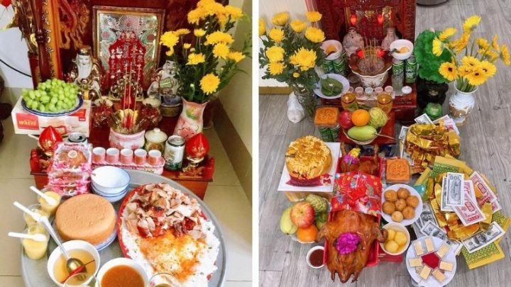 Mâm cúng Thần Tài rằm tháng 7 tại cơ quan đầy đủ