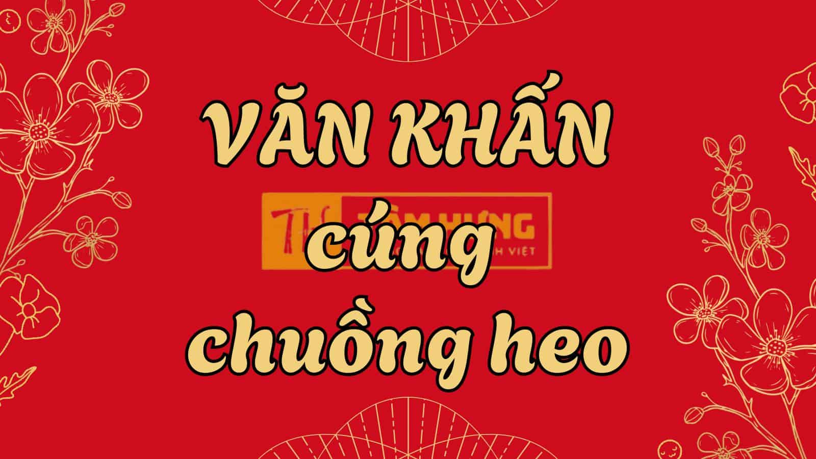 Mâm lễ vật cúng chuồng heo với hương, hoa, quả và rượu, thể hiện lòng thành kính cầu may mắn