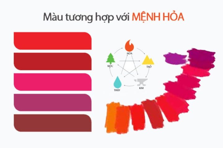 Màu hồng hợp mệnh Hỏa, mang lại may mắn
