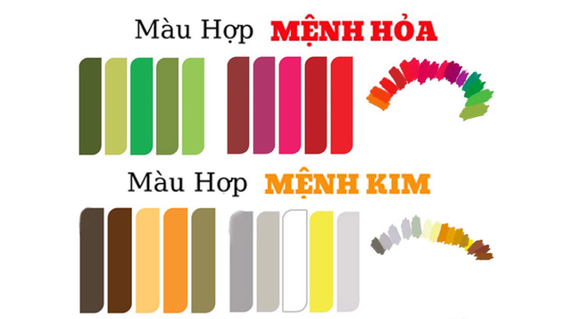 Màu sắc hợp mệnh cho người sinh năm 2009