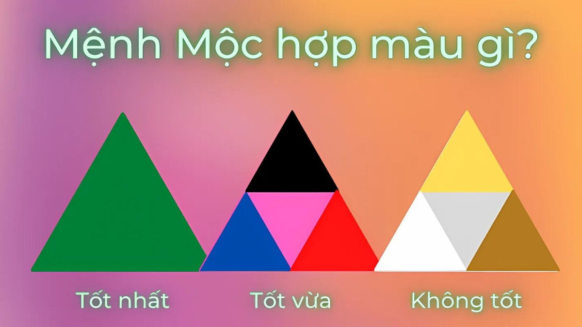Màu sắc mệnh Mộc nên tránh để hạn chế xung khắc
