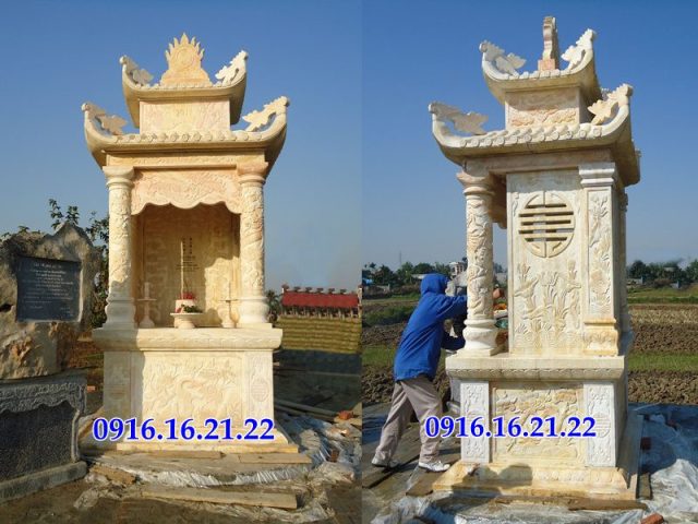 Miếu thờ thần linh bằng đá tự nhiên