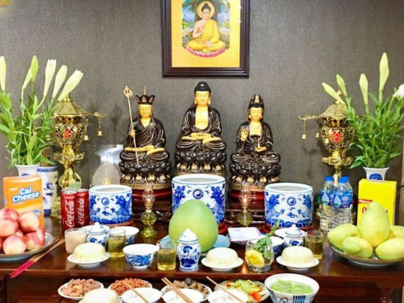 Nghi thức văn khấn hạ lễ ngày cúng rằm hàng tháng để tạ ơn và cầu phúc