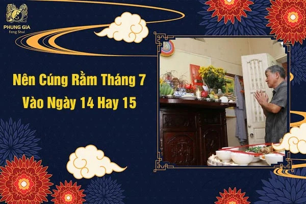 Người dân phân vân chọn ngày cúng rằm tháng 7 ngày 14 hay 15