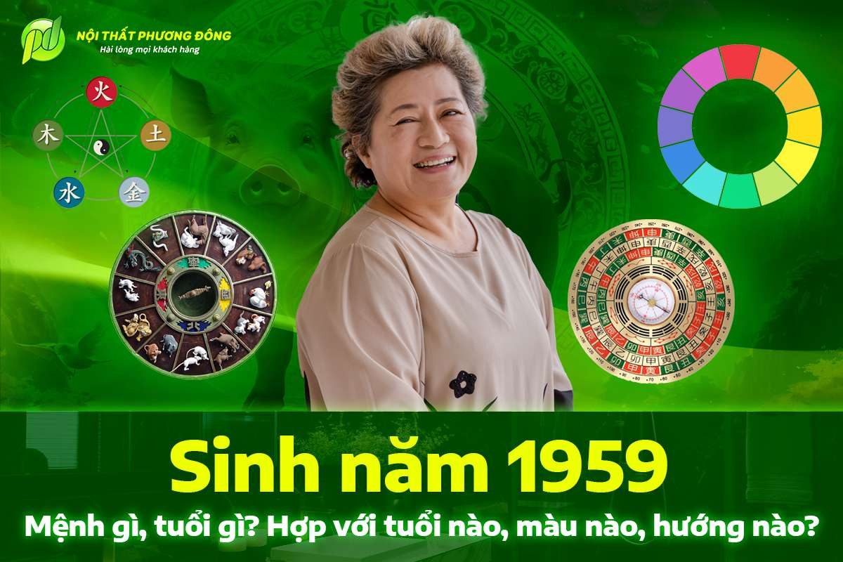 Người sinh năm 1959 tuổi gì mệnh gì trong phong thủy