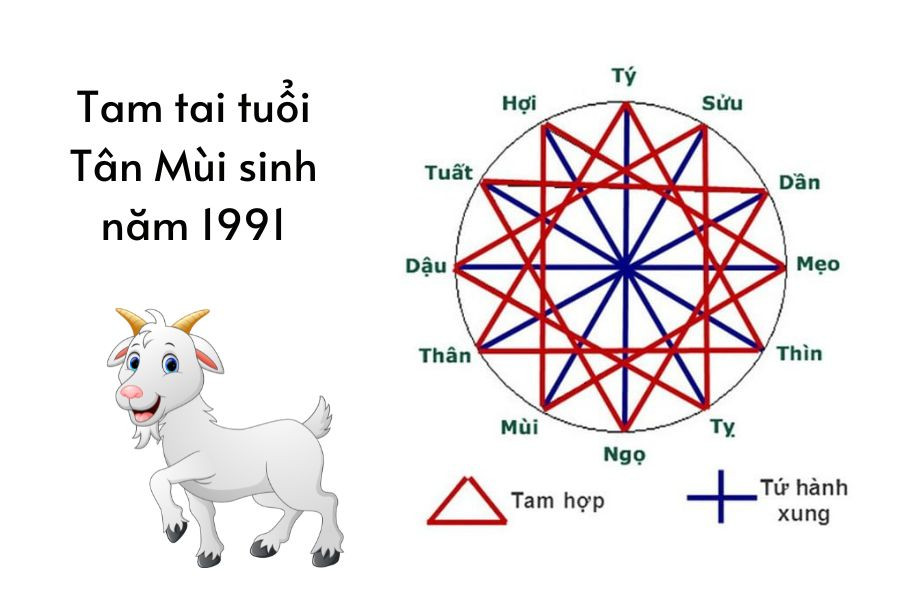 Nữ tuổi Tân Mùi nên thận trọng trong những năm Tam Tai
