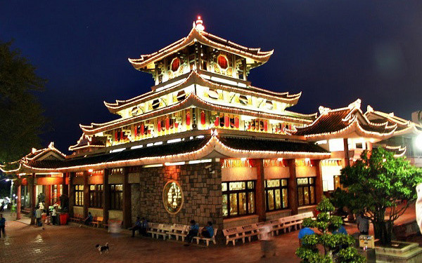 Toàn cảnh Miếu Bà Chúa Xứ Châu Đốc linh thiêng tại An Giang