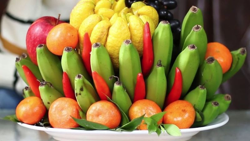 Trái cây cúng Ông Táo miền Bắc