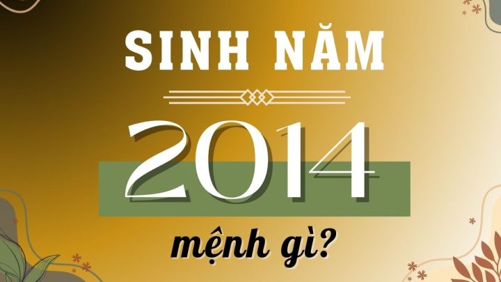 Bé gái sinh năm 2014 mệnh gì, biểu tượng Sa Trung Kim