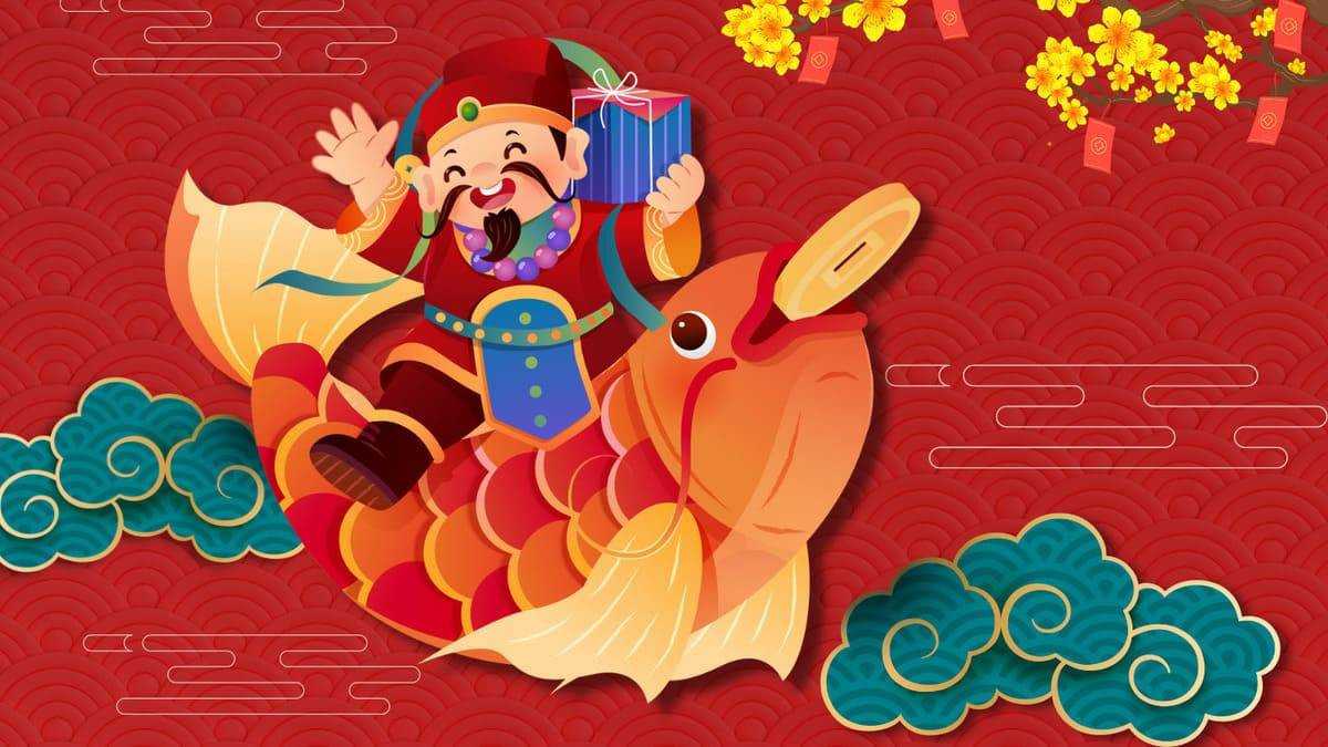 Hình ảnh bàn thờ ông Táo được lập trang trọng tại nhà mới, chuẩn bị cho nghi thức cúng bái
