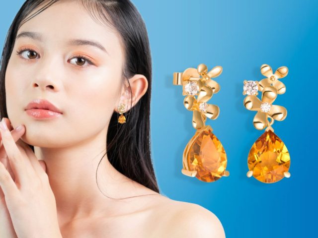 Hoa tai Citrine phong thủy cho tuổi 1988