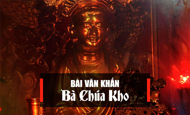 Lễ vật chuẩn bị dâng văn khấn đền Bà Chúa Kho