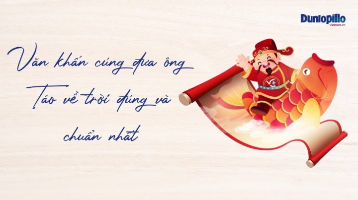 Mâm cơm cúng Ông Táo với đầy đủ lễ vật chuẩn bị cho nghi thức đưa Táo Quân chầu trời