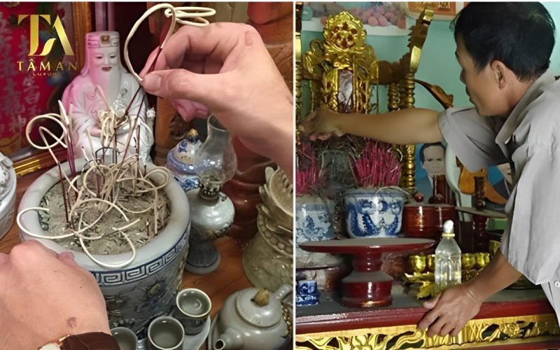 Những lưu ý quan trọng khi tiến hành bao sái bàn thờ gia tiên tại gia