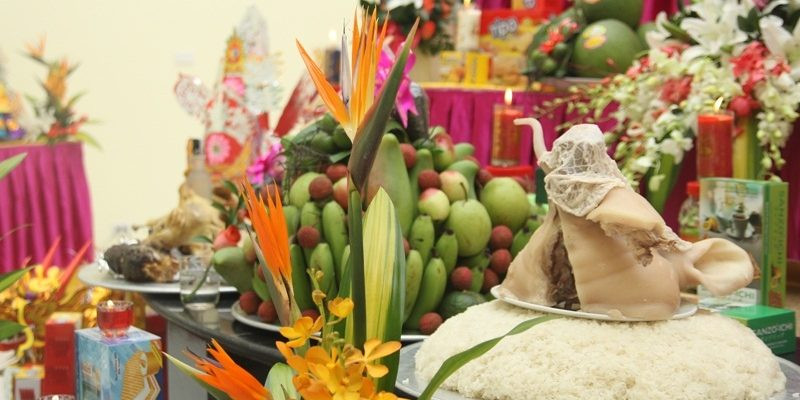 Sắm lễ vật cúng đổ mái tầng 1 cách cẩn thận