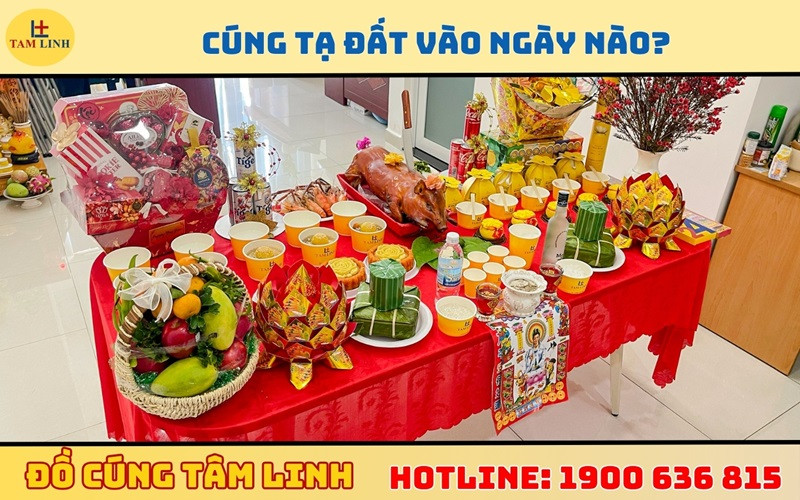 Thời điểm cúng tạ đất hợp lý