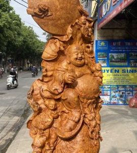 Di Lặc Ngũ Tiểu Đứng Bao Tiền Nu Hương