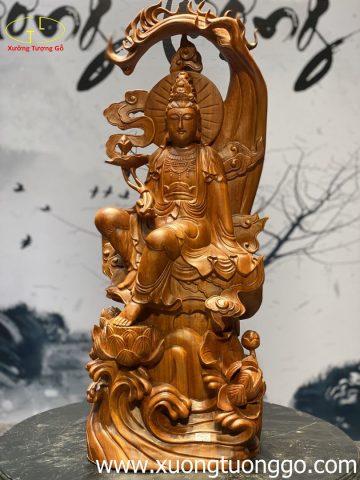 Tượng Phật Quan Âm Ngồi Gỗ Hương Tượng Phật Quan Âm Ngồi Gỗ Hương