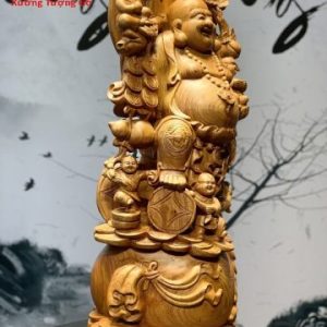 Di Lặc Ngũ Phúc Vác Cành Đào