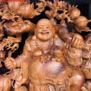 Di Lặc Ngũ Phúc Vác Cành Đào