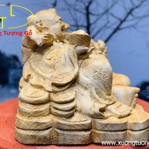 Di Lặc Tam Tiểu Cầm Thỏi Vàng Ngọc Am