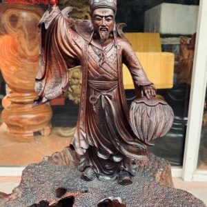 Tượng Khổng Minh Gỗ Trắc