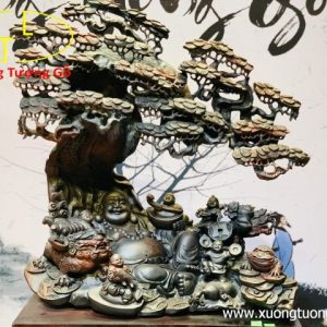 Di Lặc Ngũ Tiểu Ngồi Cây Tùng