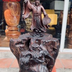 Tượng Khổng Minh Gỗ Trắc