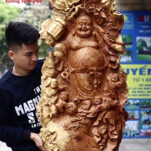Di Lặc Ngũ Tiểu Gỗ Nu Hương
