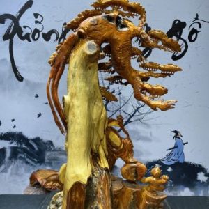 Tượng Phật Di Lặc Tam Tiểu Ngồi Tùng