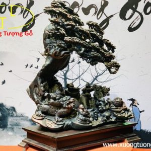 Di Lặc Ngũ Tiểu Ngồi Cây Tùng