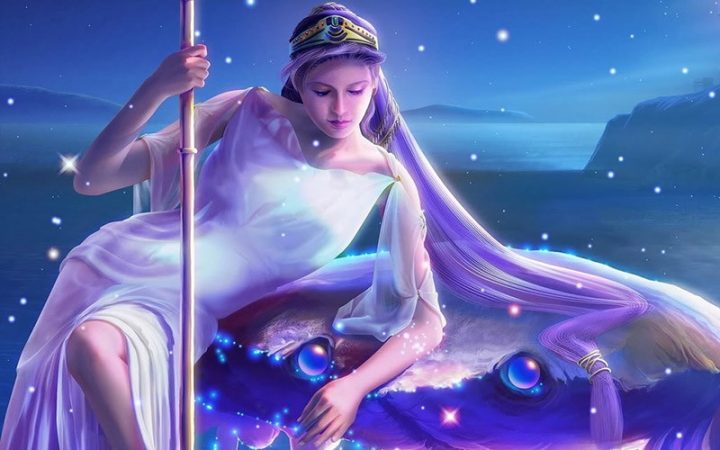 Bản đồ chiêm tinh đại diện cho cung Cự Giải và biểu tượng con cua