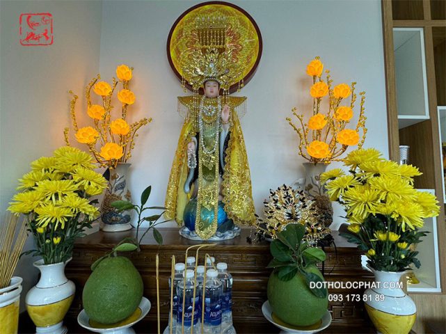 Ban thờ Mẹ Diêu Trì Địa Mẫu đẹp nhất