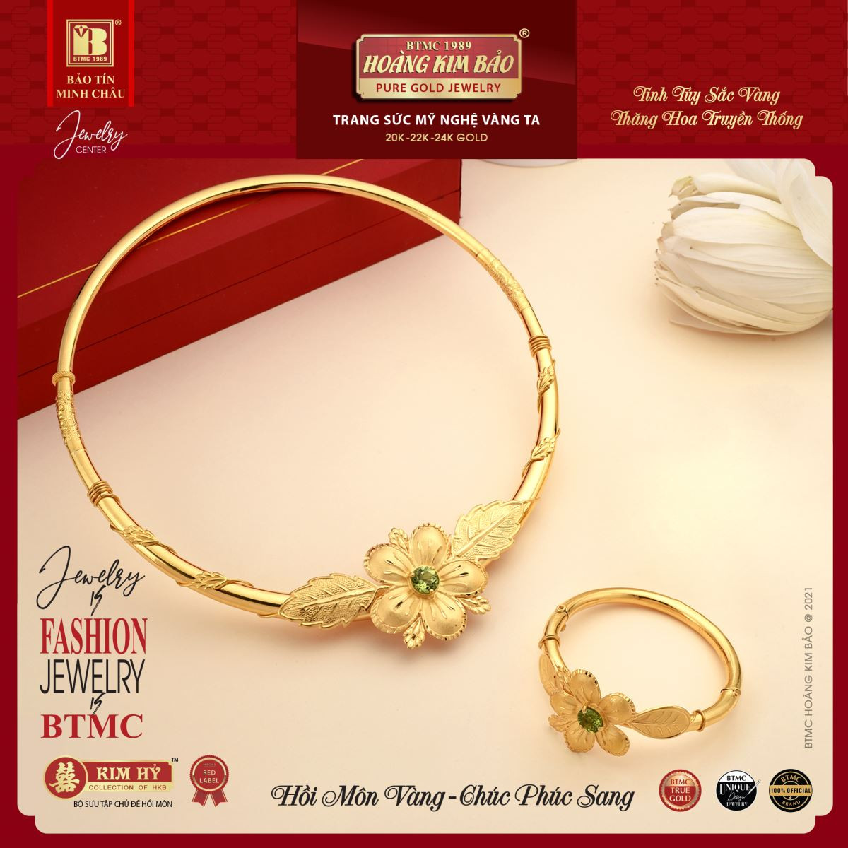 Bảo quản trang sức Peridot cẩn thận